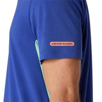 Asics Padel Court SS Top Cobalt Blue Mint T-Shirt  Offer + Cheap