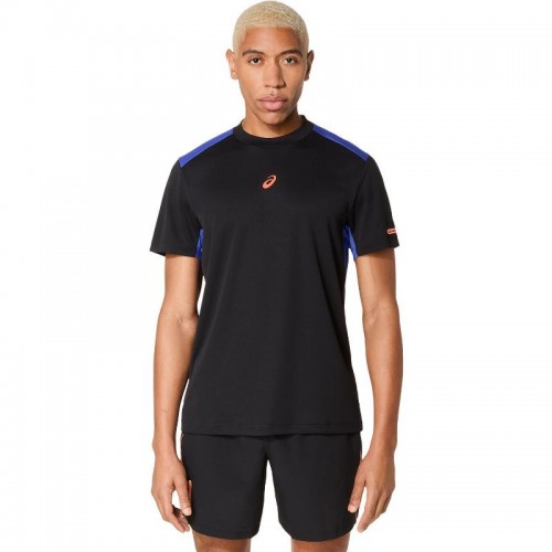 Asics Padel Court SS Top Noir T-shirt bleu cobalt Asics Padel Court SS Top Noir T-shirt bleu cobalt