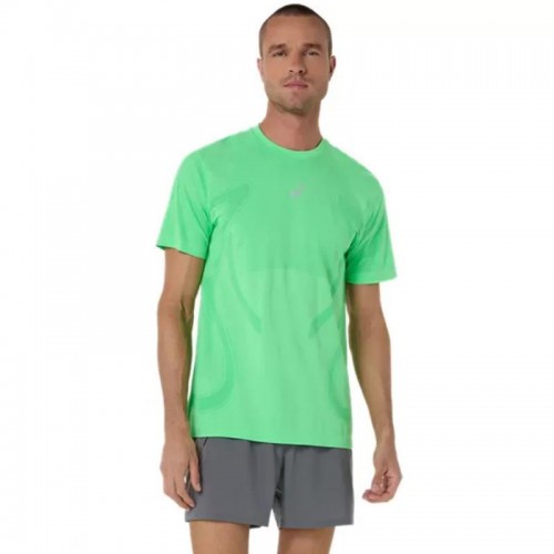 Camiseta Asics Road Seamless SS Top Verde