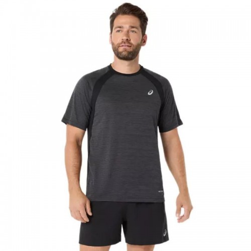 Camiseta preta Asics Road Road SS