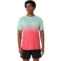 Camiseta Asics Seamless SS Top Coral Verde  Offer + Cheap