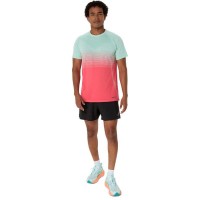Camiseta Asics Seamless SS Top Coral Verde  Offer + Cheap