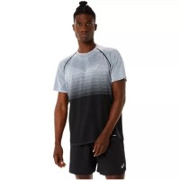 Camiseta Asics Seamless SS Top Negro Performance Gris  Offer + Cheap