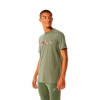 Asics Wild Camo Lichen Green T-Shirt