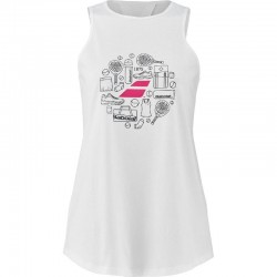 Camiseta Babolat Cotton Blanco Mujer