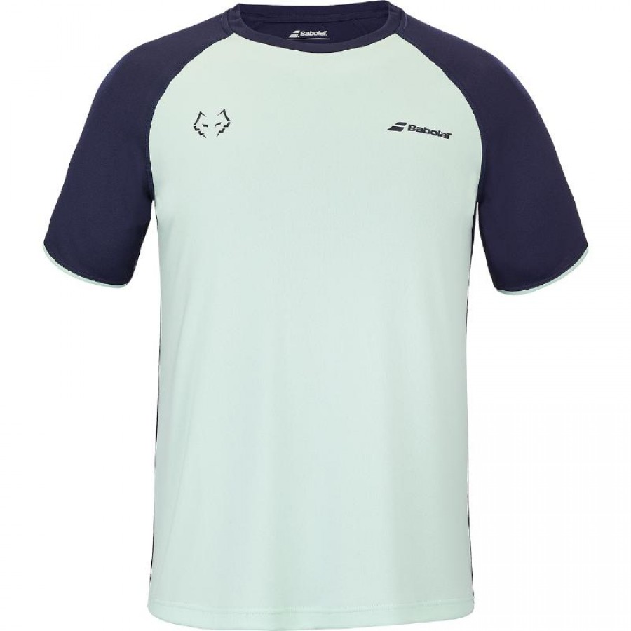 Babolat Juan Lebron Green Blue T-Shirt  Offer + Cheap