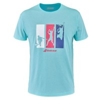 Camiseta Babolat Padel Azul
