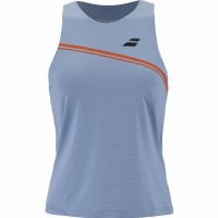 Camiseta Babolat Play Azul Tierno Mujer