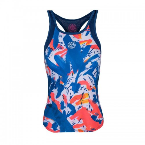 Bidi Badu Aluna Azul Escuro Azul Azul Vermelho T-Shirt Bidi Badu Aluna Azul Escuro Azul Azul Vermelho T-Shirt