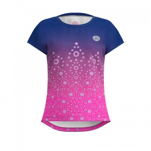 Bidi Badu Colortwist Pink Dark Blue Women''s T-Shirt Bidi Badu Colortwist Pink Dark Blue Women''s T-Shirt