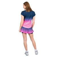 Camiseta Bidi Badu Colortwist Rosa Azul Oscuro Mujer