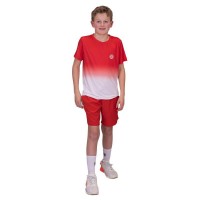 Bidi Badu Crew Gradiant Red White Junior T-Shirt