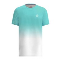 Camiseta Bidi Badu Crew Gradiant Aqua Blanco