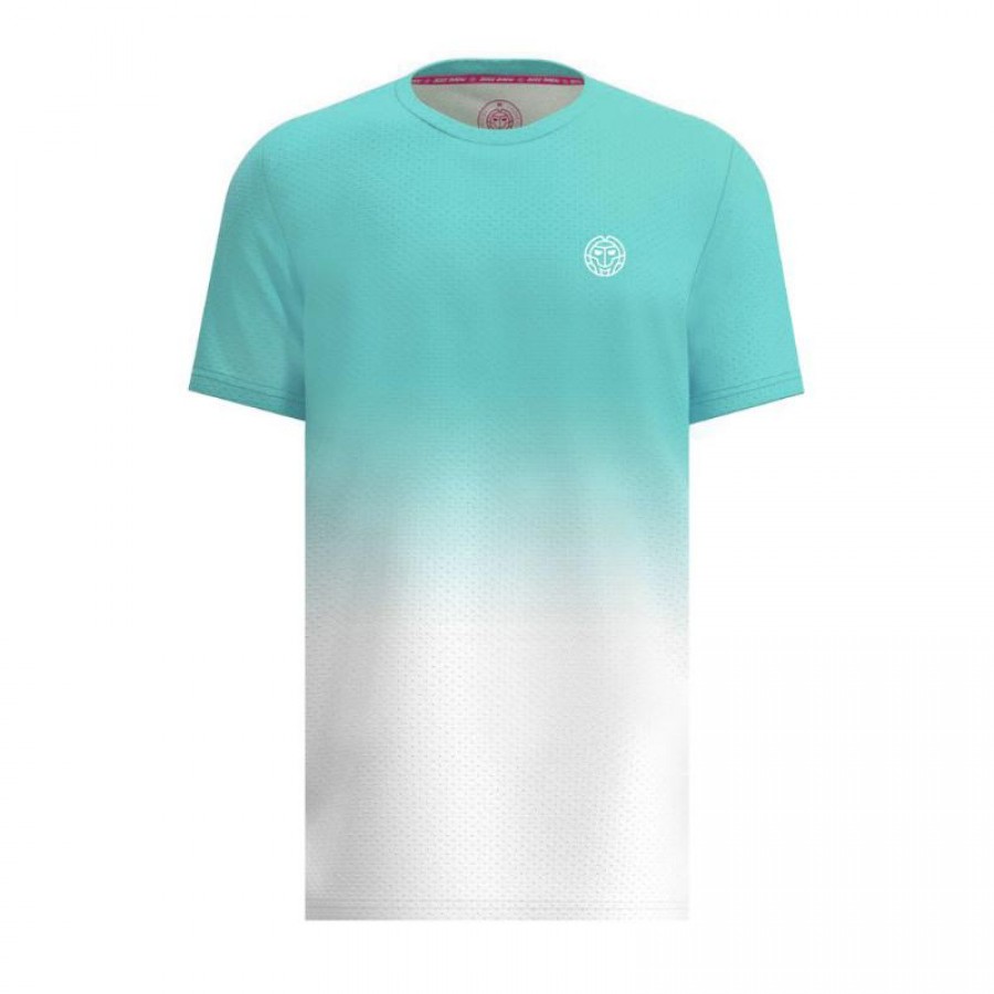 Camiseta Bidi Badu Crew Gradiant Aqua Blanco