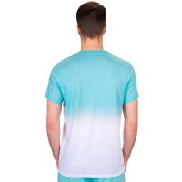 Bidi Badu Crew Gradiant Aqua Blanc T-shirt