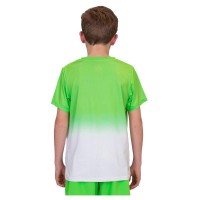 Camiseta Bidi Badu Crew Gradiant Green Neon Blanco Junior