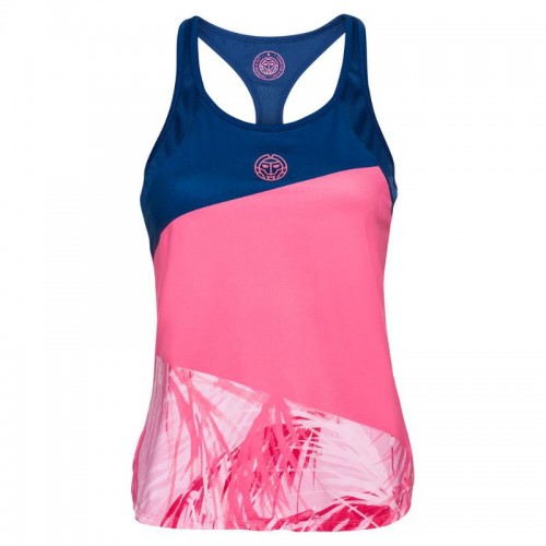 Bidi Badu Fleur Dark Blue Berry Pink T-Shirt Bidi Badu Fleur Dark Blue Berry Pink T-Shirt