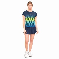 Bidi Badu Grafic Illumination Bleu Foncé Mix T-Shirt Femme