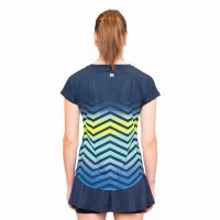 Bidi Badu Grafic Illumination Bleu Foncé Mix T-Shirt Femme