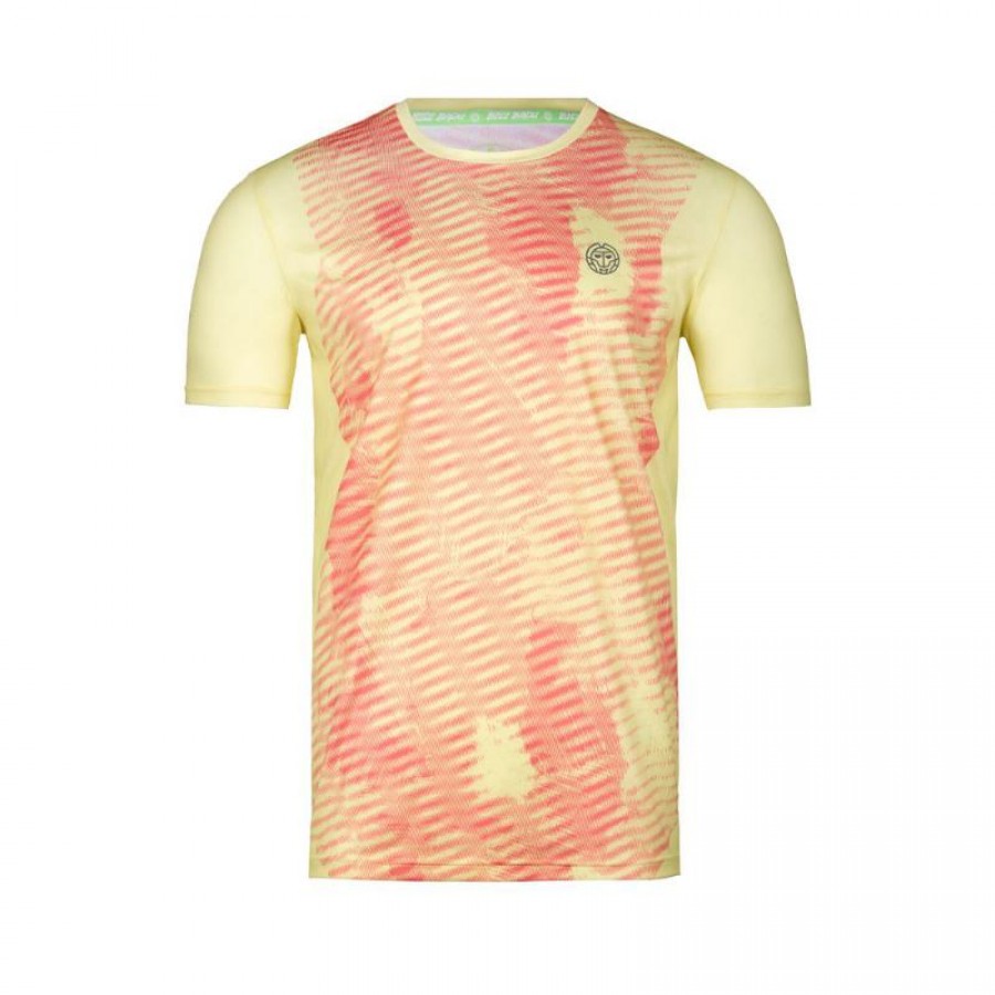 Camiseta Bidi Badu Hawi Amarillo Claro Coral