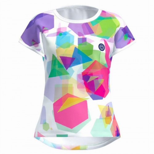 Bidi Badu Kaleido Capsleeve White Mix Maglietta da donna Bidi Badu Kaleido Capsleeve White Mix Maglietta da donna