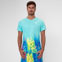 Camiseta Bidi Badu Melbourne V-Neck Aqua Mix  Oferta + Barato