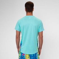 Camiseta Bidi Badu Melbourne V-Neck Aqua Mix  Oferta + Barato