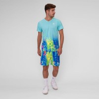 Camiseta Bidi Badu Melbourne V-Neck Aqua Mix  Oferta + Barato