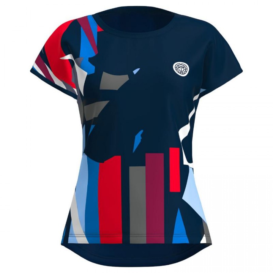 Camiseta Bidi Badu New York Capsleeve Azul Oscuro Rojo Junior  Oferta + Barato