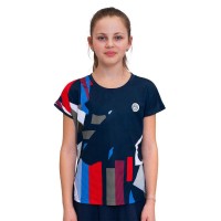 Camiseta Bidi Badu New York Capsleeve Azul Oscuro Rojo Junior  Oferta + Barato