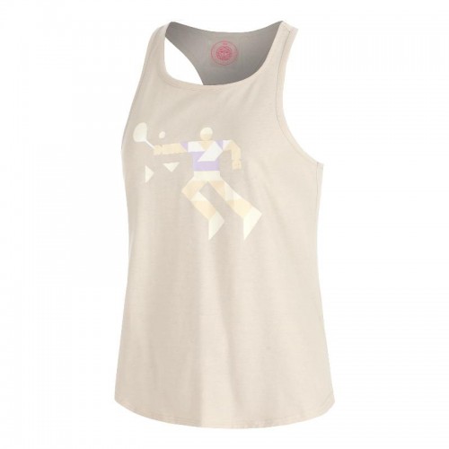 Camiseta Bidi Badu Paris Chill Beige Mujer Camiseta Bidi Badu Paris Chill Beige Mujer