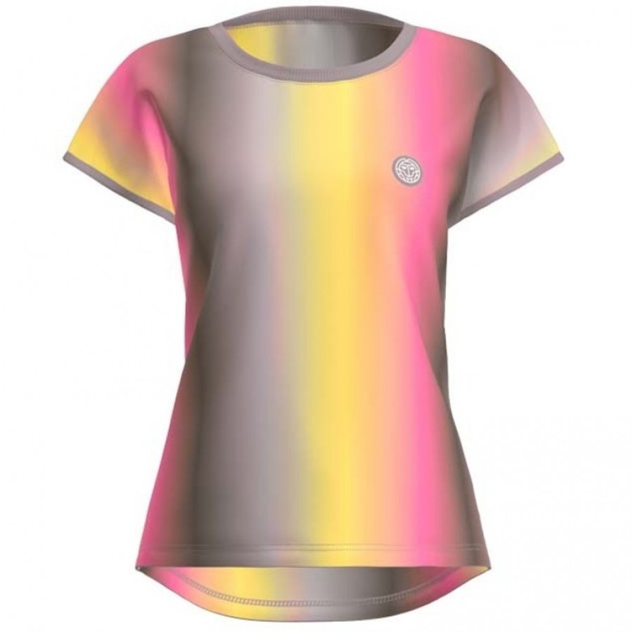 Camiseta Bidi Badu Spectrum Capsleeve Marron Amarillo Mujer  Offer + Cheap