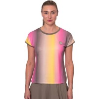 Camiseta Bidi Badu Spectrum Capsleeve Marron Amarillo Mujer  Offer + Cheap