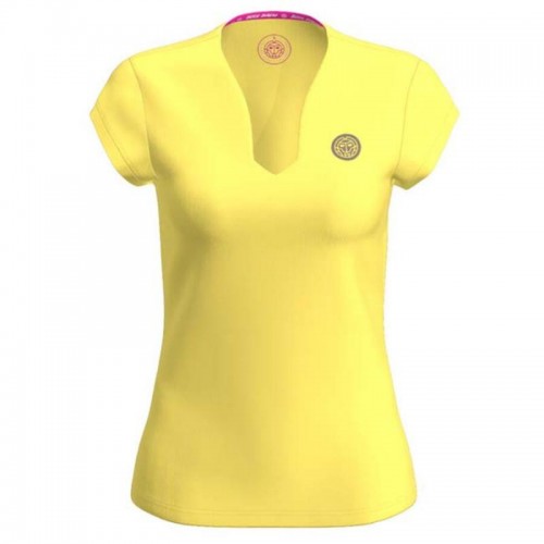 Camiseta Bidi Badu Spectrum Col en V Amarillo Mujer Camiseta Bidi Badu Spectrum Col en V Amarillo Mujer