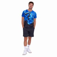 Bidi Badu Spike T-Shirt Gris Fonce Bleu  Offre - Pas cher