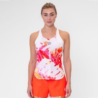 Camiseta Bidi Badu Tirantes Wild Arts Blanco Mix Mujer  Oferta + Barato