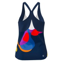 Bidi Badu Twiggy Dark Blue Mix T-Shirt Femme  Offre - Pas cher