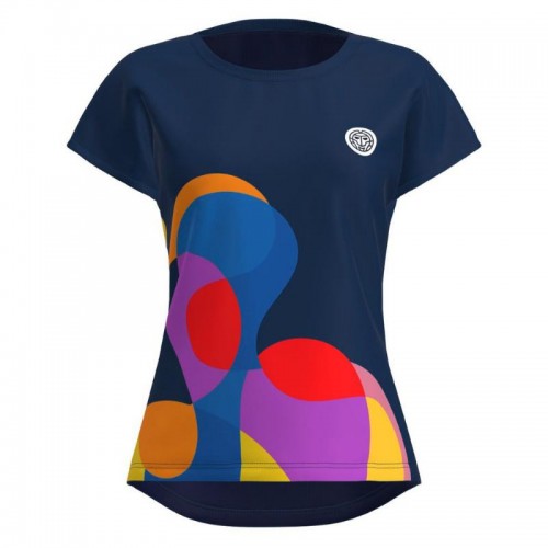 Bidi Badu Twiggy Capsleeve Blu Scuro Mix Maglietta da Donna Bidi Badu Twiggy Capsleeve Blu Scuro Mix Maglietta da Donna