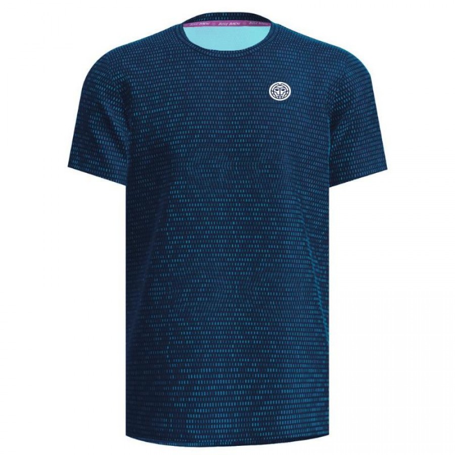 Bidi Badu Twiggy Crew T-Shirt Mix Deux Couleurs Bleu Fonce  Offre - Pas cher