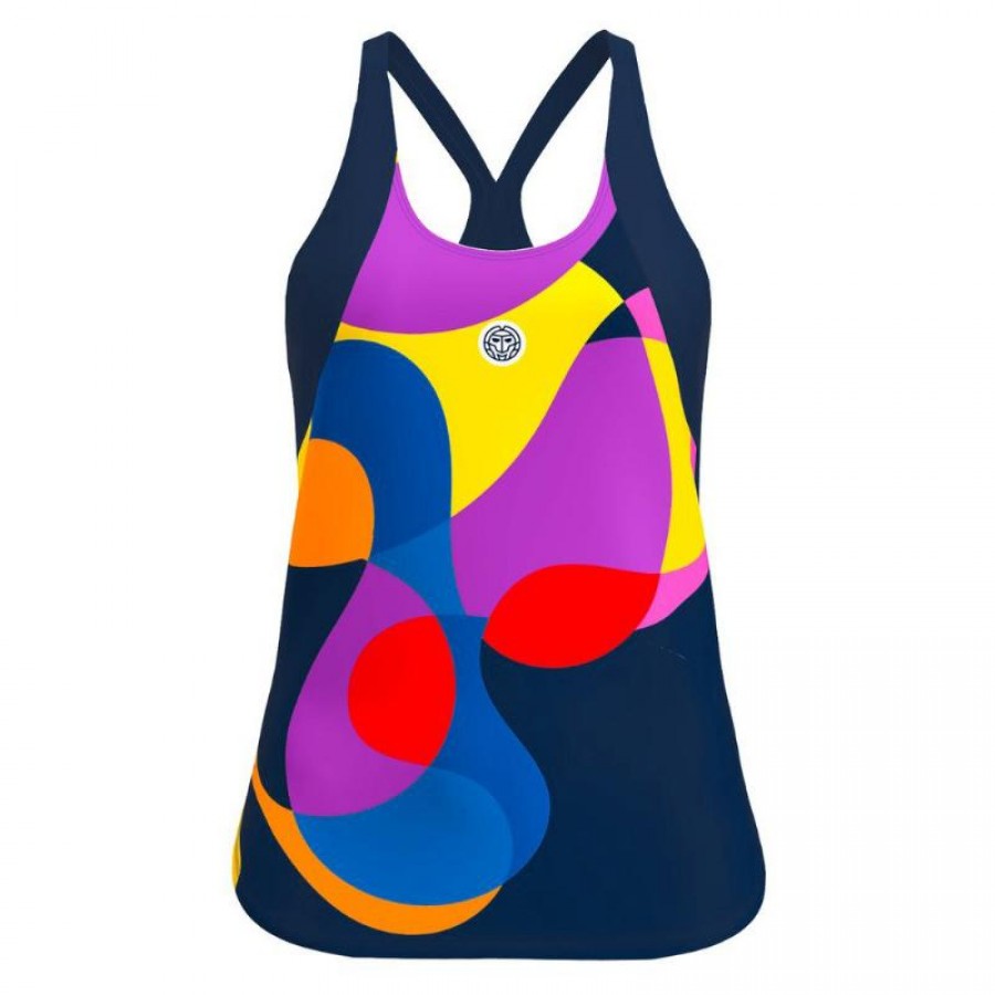 Bidi Badu Twiggy Tank Bleu Fonce Mix T-Shirt Junior  Offre - Pas cher