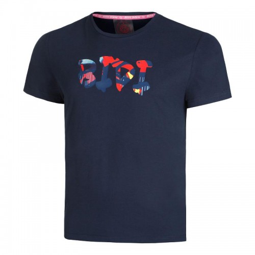 Camiseta Bidi Badu Wild Arts Chill Azul Oscuro Rojo Mix Camiseta Bidi Badu Wild Arts Chill Azul Oscuro Rojo Mix