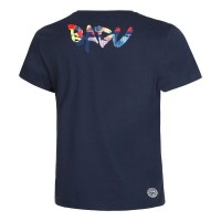 Camiseta Bidi Badu Artes Selvagens Chill Azul Oscuro Rojo Mix  Oferta + Barato