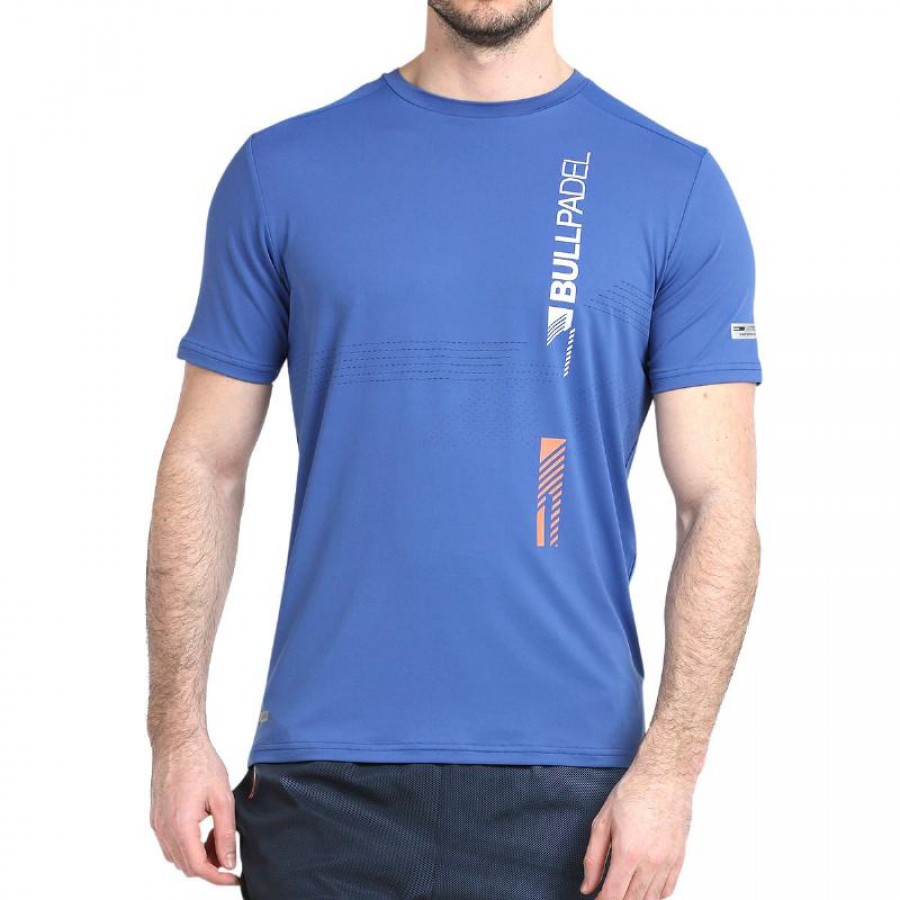 T-Shirt Bullpadel Adive Azul Profundo  Oferta + Barato