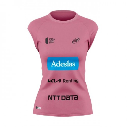 Camiseta Bullpadel Alejandra Salazar WPT Roete Uva Peneirada Camiseta Bullpadel Alejandra Salazar WPT Roete Uva Peneirada