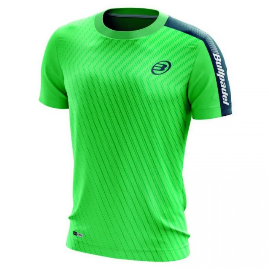 T-shirt Bullpadel Bocho Vert Fluor