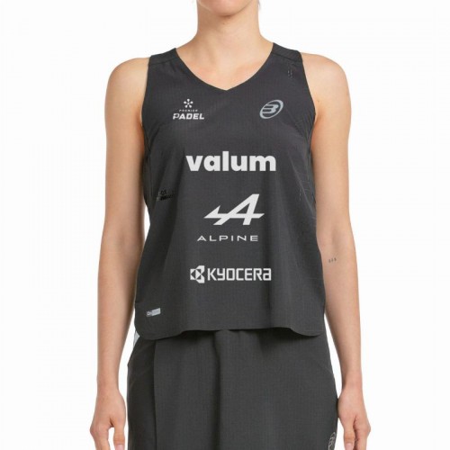 Bullpadel Claudia Fernandez Premier Padel Finals T-shirt wears black Bullpadel Claudia Fernandez Premier Padel Finals T-shirt wears black