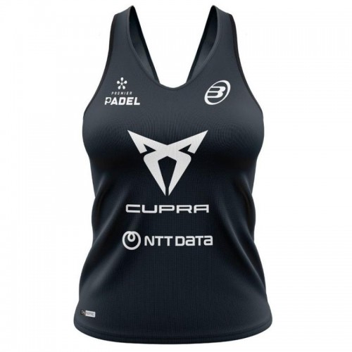 Bullpadel Delfi Brea Premier Padel Brete T-Shirt Preto Bullpadel Delfi Brea Premier Padel Brete T-Shirt Preto
