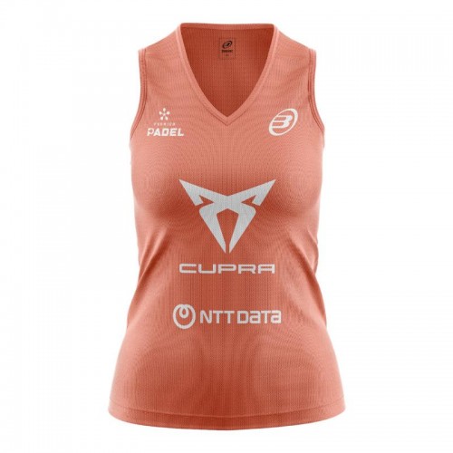 Camiseta Bullpadel Delfi Brea Premier Padel Porru Grapefruit Camiseta Bullpadel Delfi Brea Premier Padel Porru Grapefruit