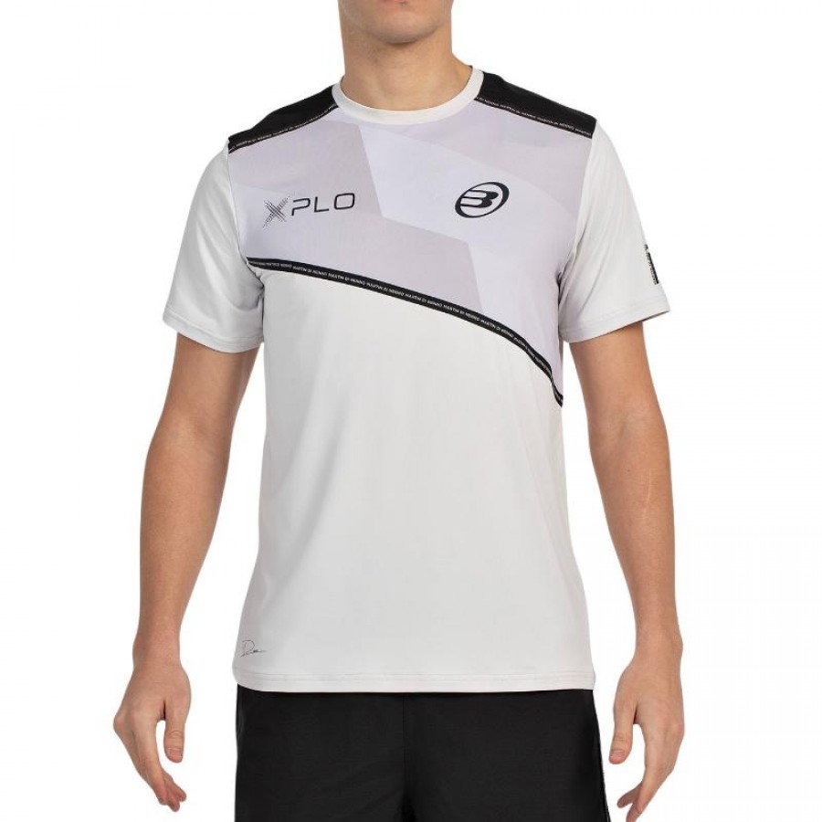 Camiseta Bullpadel Di Nenno 25V Gris Perla  Offre - Pas cher