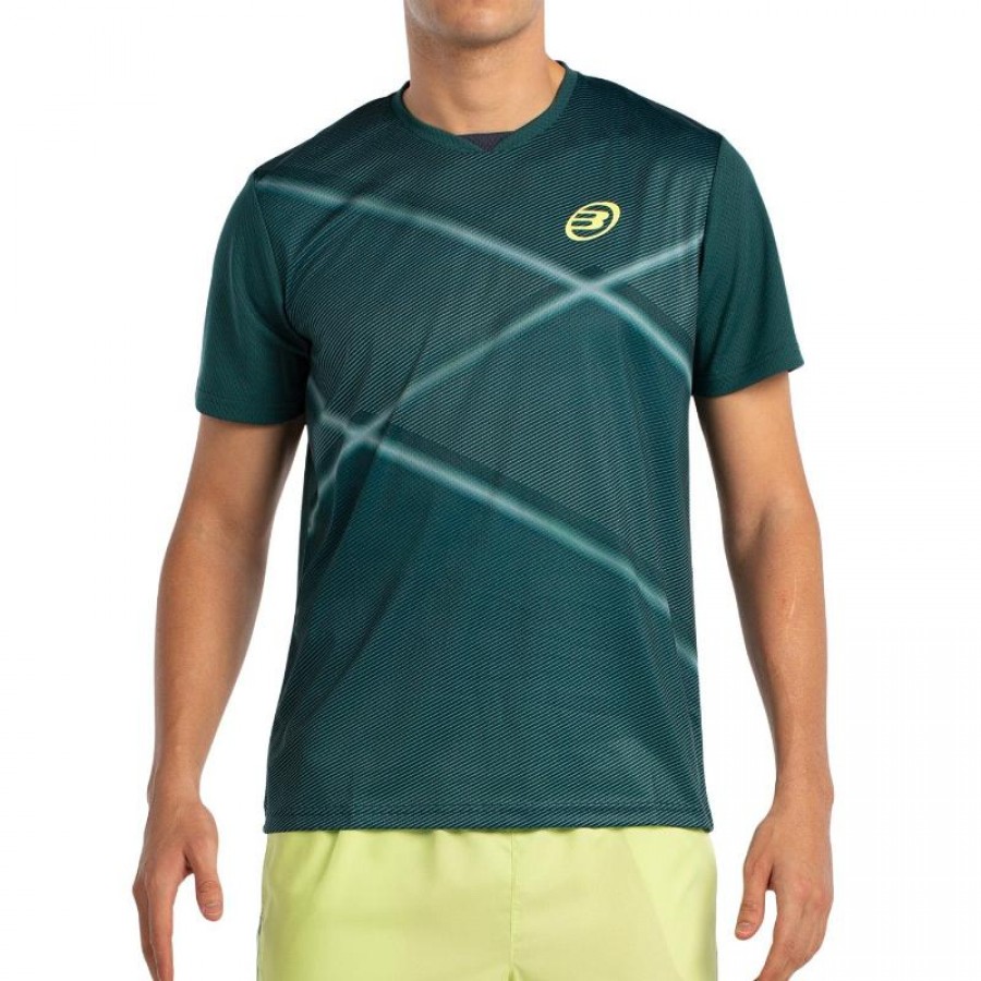 Bullpadel Ladra Dark Green T-Shirt  Offer + Cheap